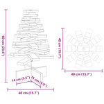 Juletre Av Tre Til Pynt 60 Cm Heltre Furu