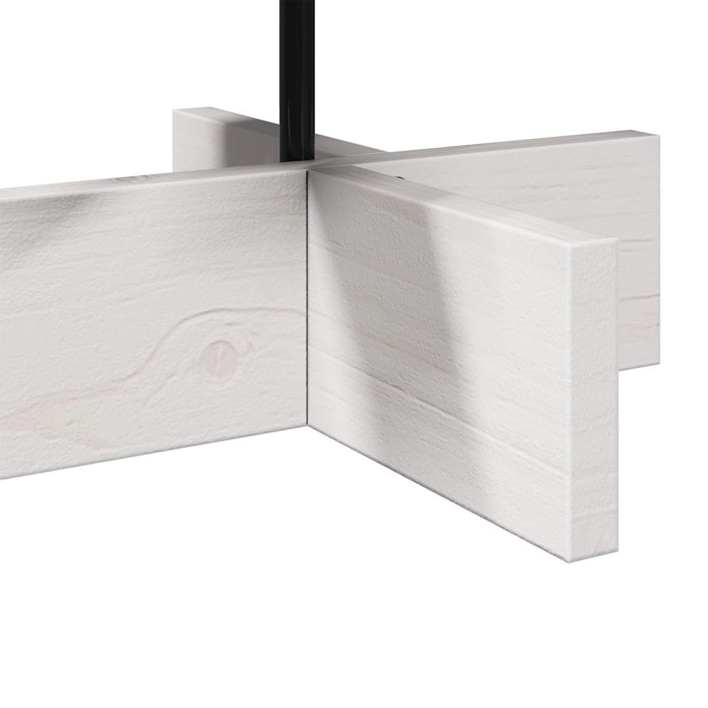 Juletre Av Tre Til Pynt Hvit 60 Cm Heltre Furu