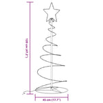 Led Juletre 80 Leds Varm Hvit 120 Cm