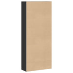 Bokhylle Svart 80X30X189 Cm Konstruert Tre