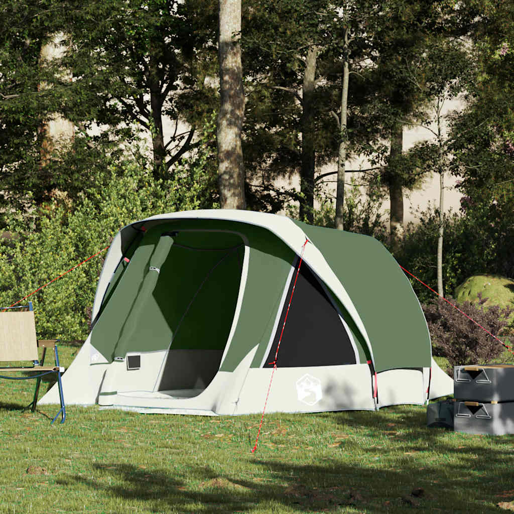 Campingtelt 4 Personer Grønn Vanntett