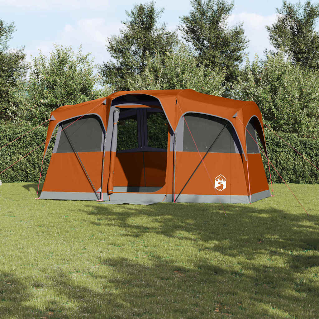 Familietelt Med Tak Oransje Og Oransje 435 X 255 X 216 Cm