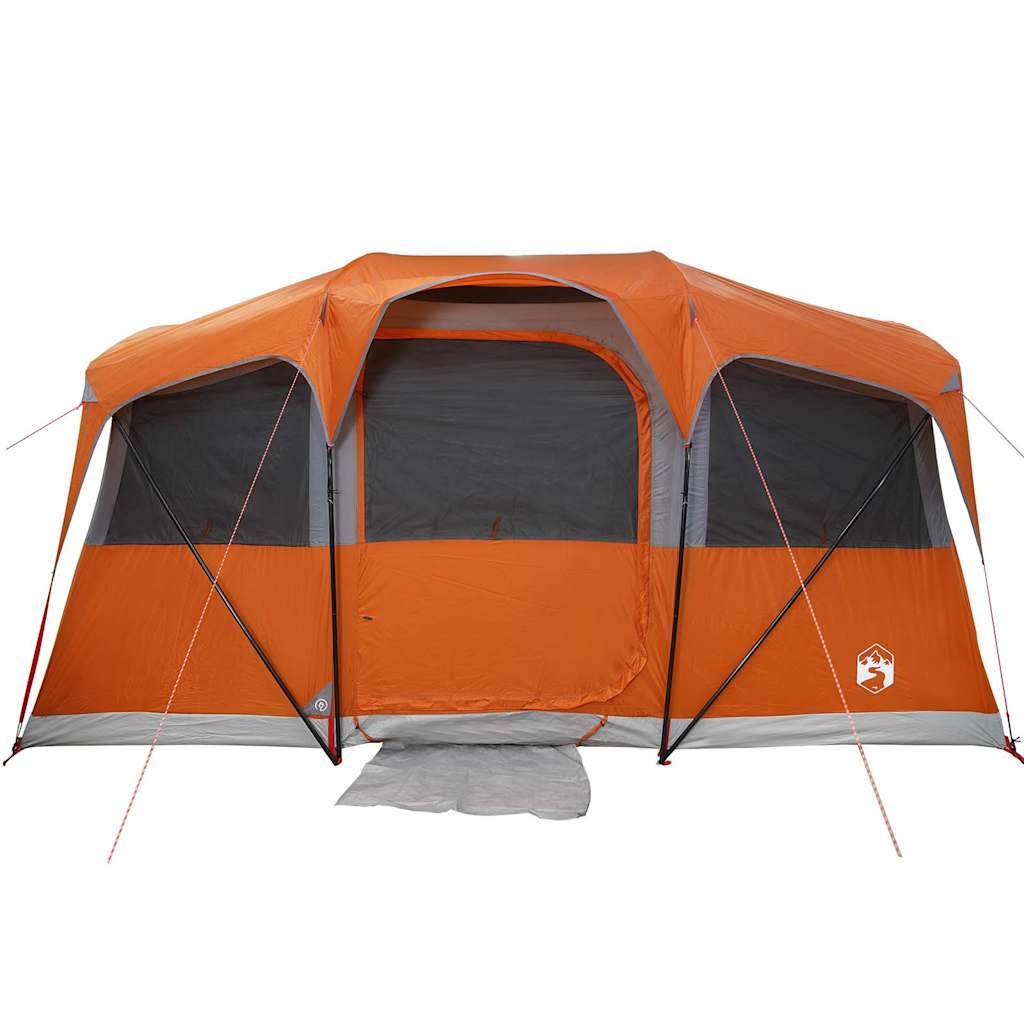 Familietelt Med Tak Oransje Og Oransje 435 X 255 X 216 Cm
