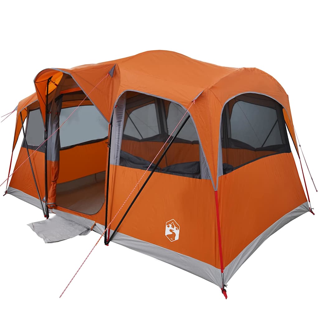 Familietelt Med Tak Oransje Og Oransje 435 X 255 X 216 Cm