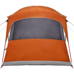 Familietelt Med Tak Oransje Og Oransje 435 X 255 X 216 Cm