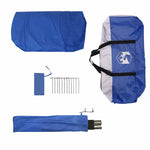 Myggnett-Telt Med Tak Azure Blue 380 X 380 X 225 Cm
