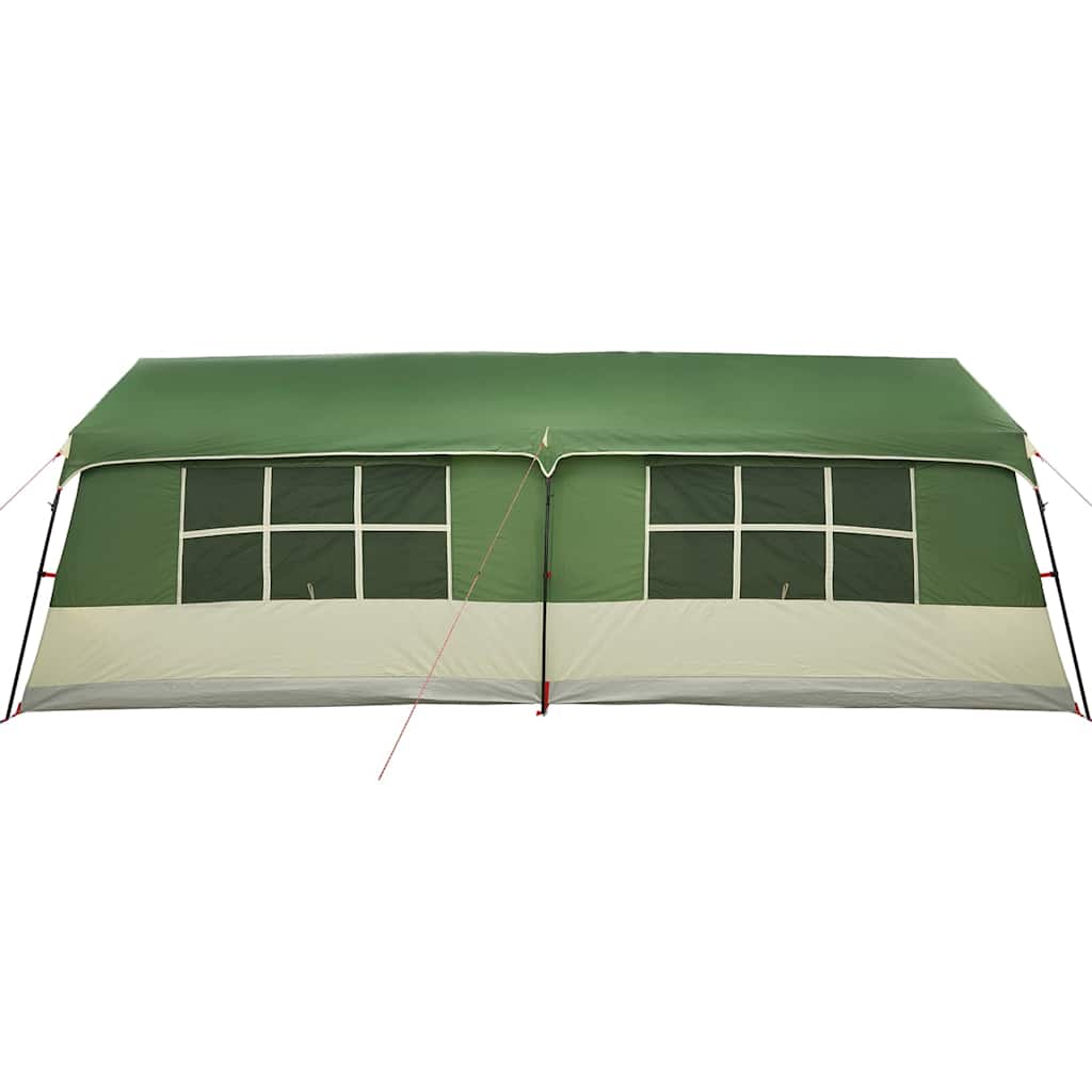 Familietelt Grønn Og Beige 622 X 295 X 238 Cm Polyester Og Stål