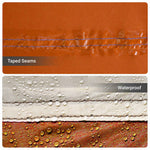 Familietelt Grå Og Oransje 622 X 295 X 238 Cm Polyester Og Stål