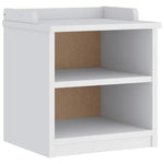 Gangbenk Sandnes Hvit 45X40X50 Cm Heltre Furu