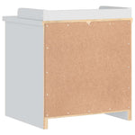 Gangbenk Sandnes Hvit 45X40X50 Cm Heltre Furu