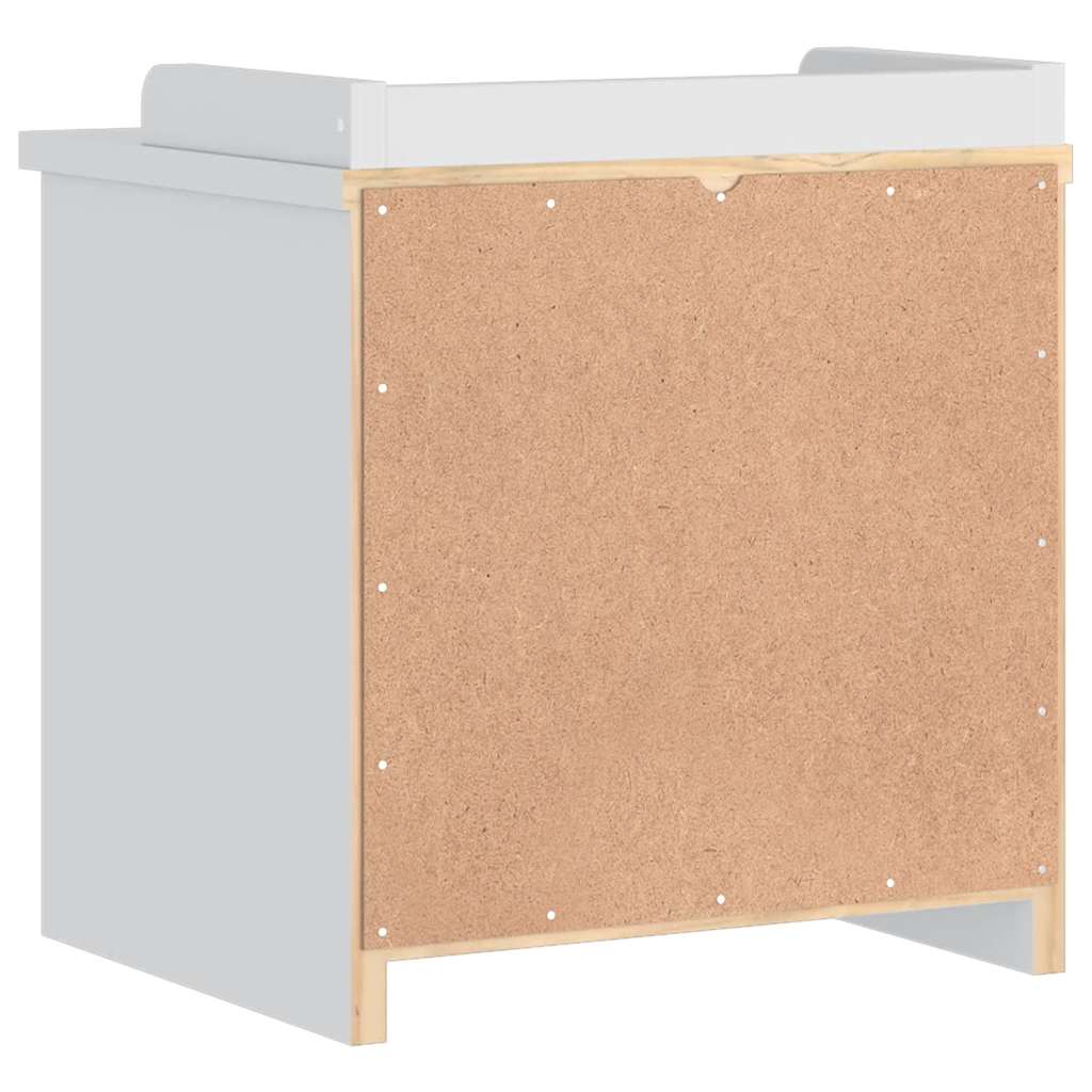Gangbenk Sandnes Hvit 45X40X50 Cm Heltre Furu