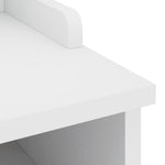Gangbenk Sandnes Hvit 45X40X50 Cm Heltre Furu