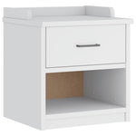 Gangbenk Sandnes Hvit 45X40X50 Cm Heltre Furu