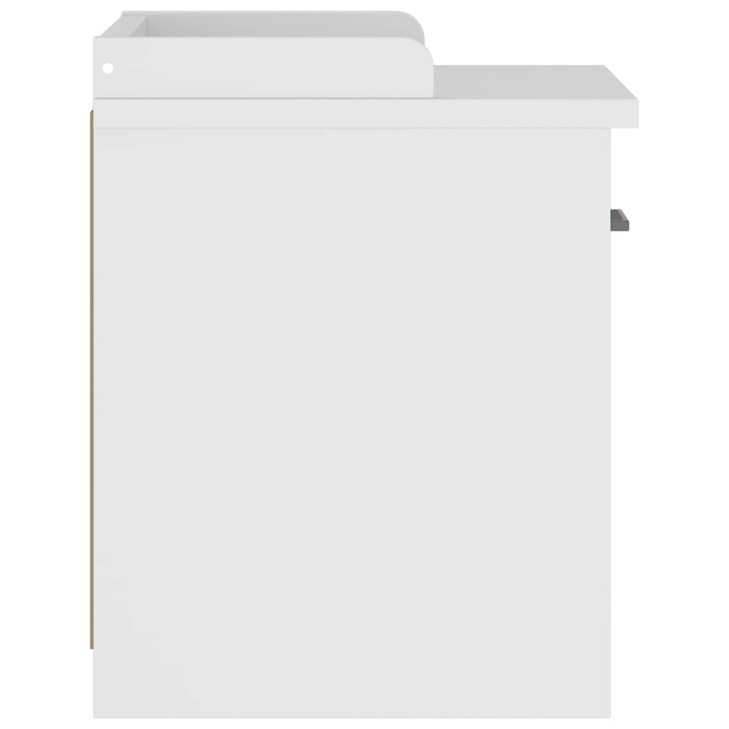 Gangbenk Sandnes Hvit 45X40X50 Cm Heltre Furu