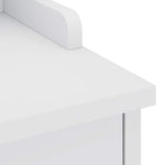 Gangbenk Sandnes Hvit 45X40X50 Cm Heltre Furu