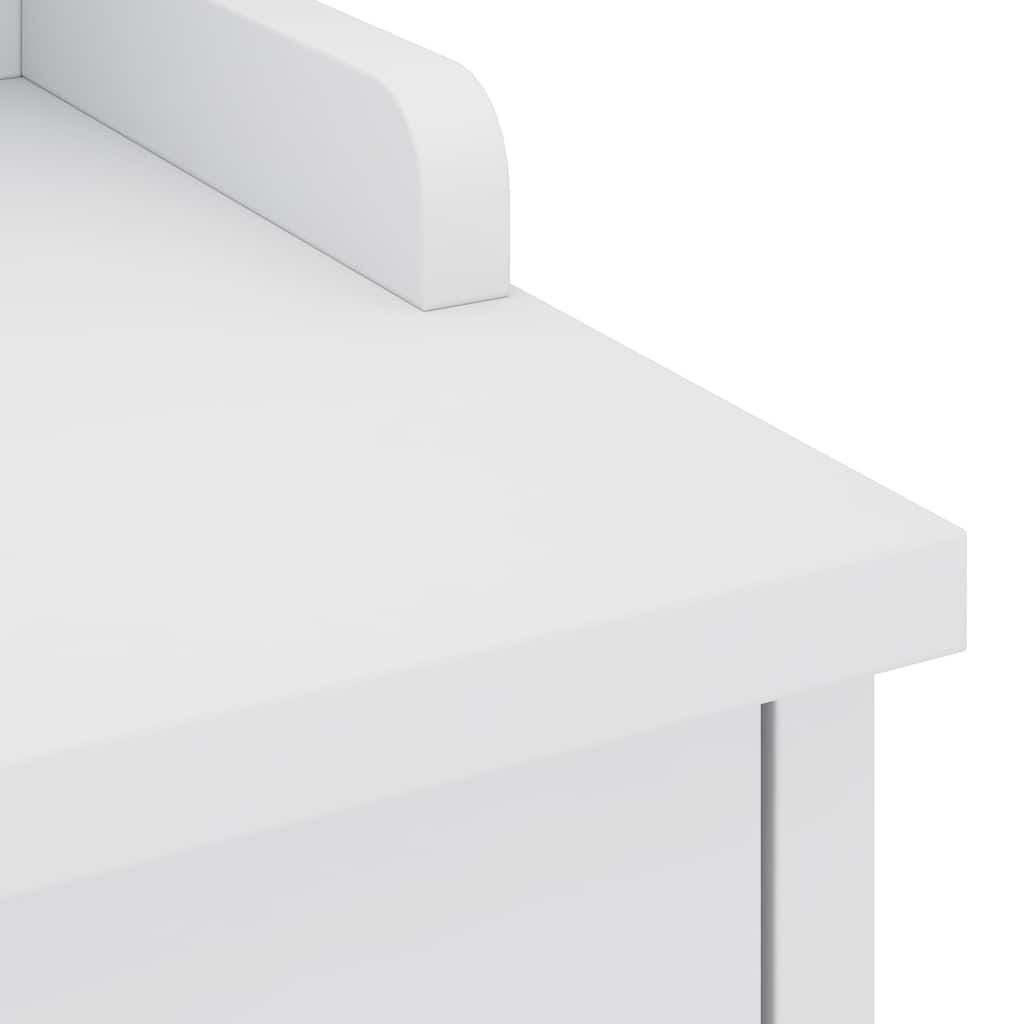 Gangbenk Sandnes Hvit 45X40X50 Cm Heltre Furu