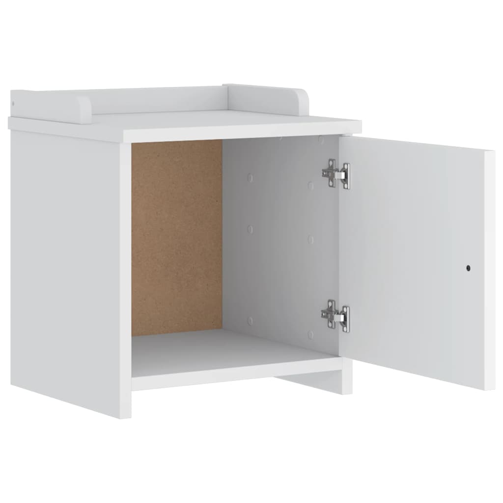 Gangbenk Sandnes Hvit 45X40X50 Cm Heltre Furu