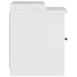 Gangbenk Sandnes Hvit 45X40X50 Cm Heltre Furu