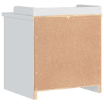 Gangbenk Sandnes Hvit 45X40X50 Cm Heltre Furu