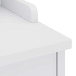 Gangbenk Sandnes Hvit 45X40X50 Cm Heltre Furu