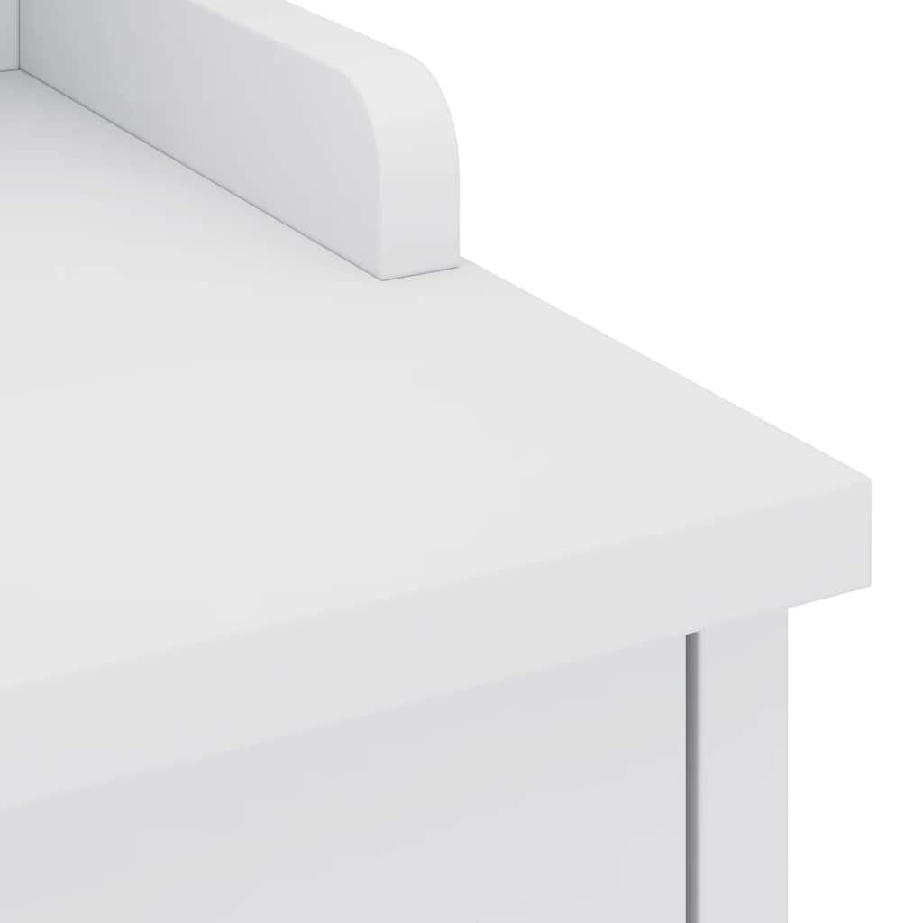 Gangbenk Sandnes Hvit 45X40X50 Cm Heltre Furu