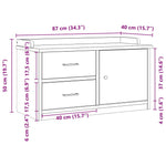 Gangbenk Sandnes 87X40X50 Cm Heltre Furu