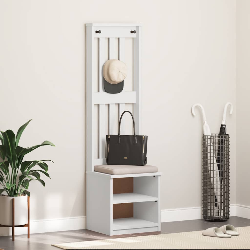 Halltre Sandens Hvit 45X40X159,5 Cm Heltre Furu