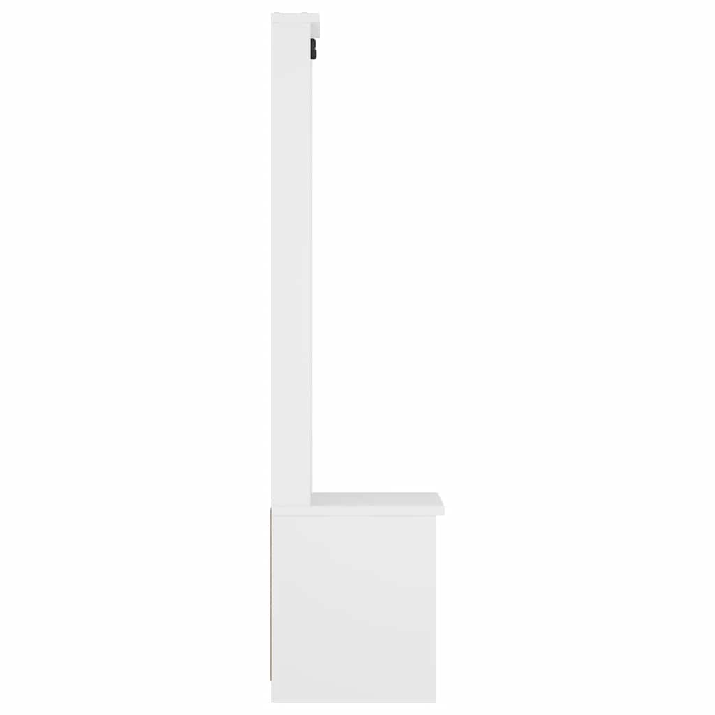 Halltre Sandens Hvit 45X40X159,5 Cm Heltre Furu