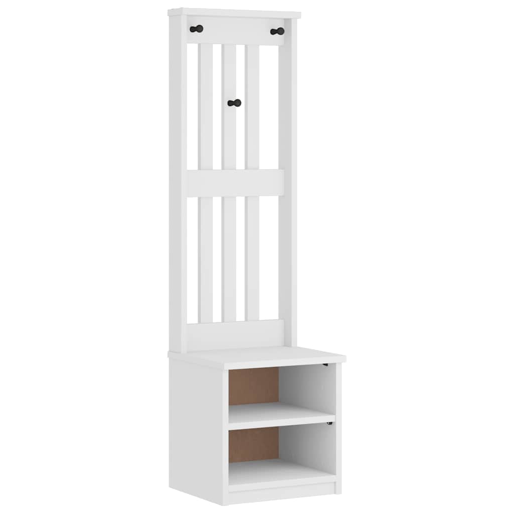 Halltre Sandens Hvit 45X40X159,5 Cm Heltre Furu