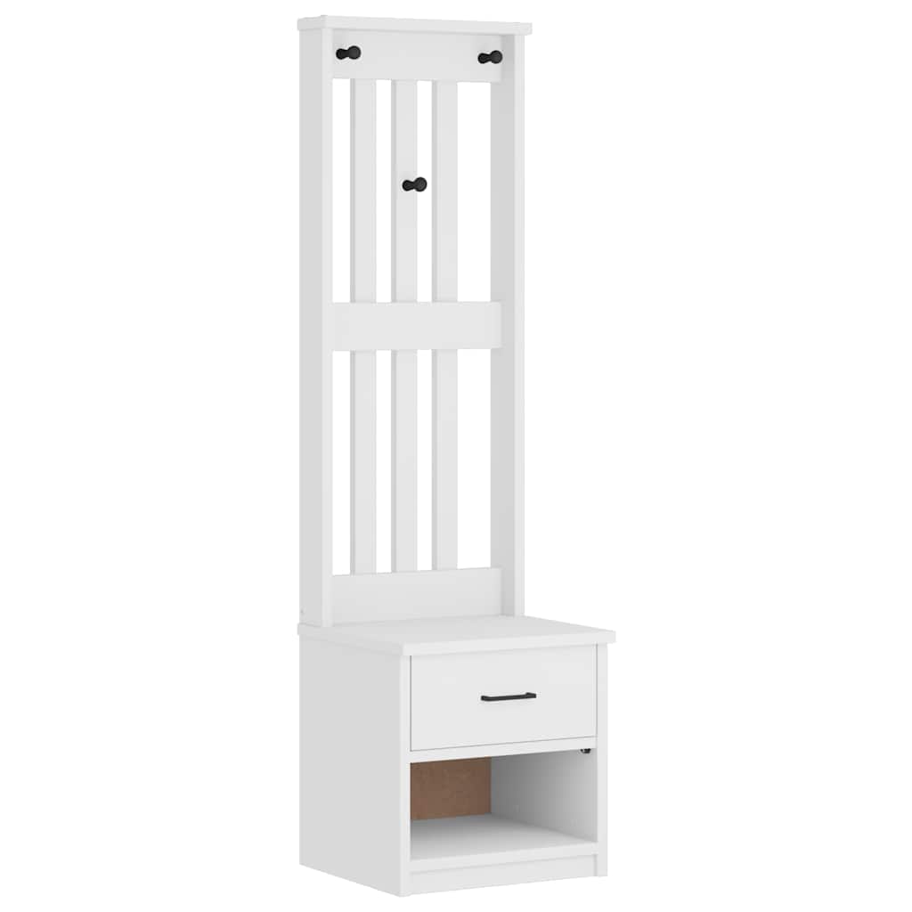 Halltre Sandens Hvit 45X40X159,5 Cm Heltre Furu
