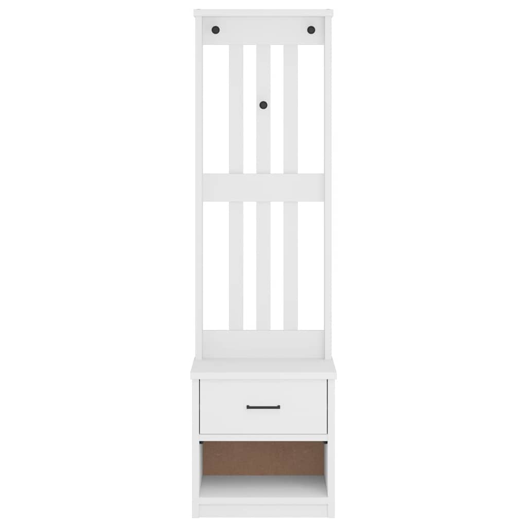 Halltre Sandens Hvit 45X40X159,5 Cm Heltre Furu