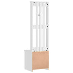 Halltre Sandens Hvit 45X40X159,5 Cm Heltre Furu