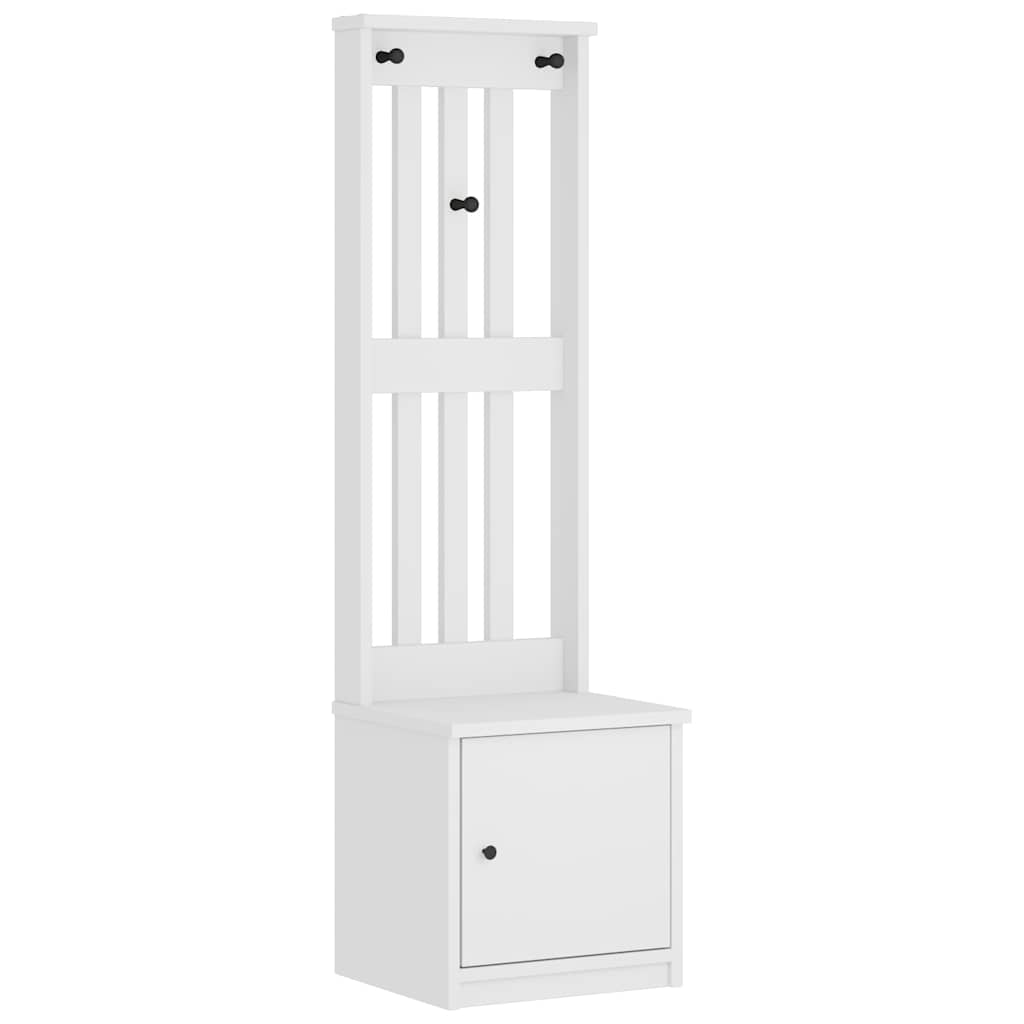 Halltre Sandens Hvit 45X40X159,5 Cm Heltre Furu