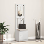 Halltre Sandens Hvit 45X40X159,5 Cm Heltre Furu
