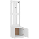 Halltre Sandens Hvit 45X40X159,5 Cm Heltre Furu