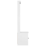 Halltre Sandens Hvit 45X40X159,5 Cm Heltre Furu