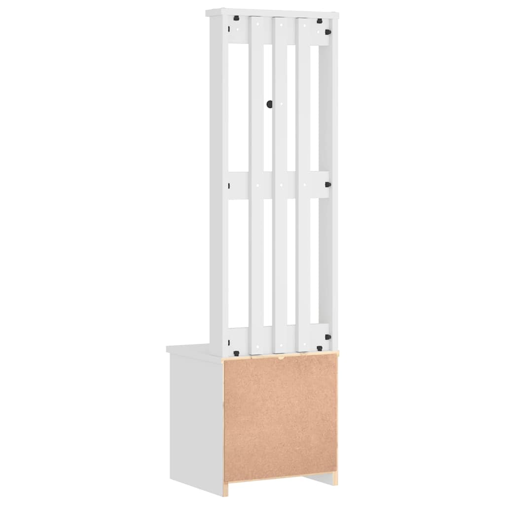Halltre Sandens Hvit 45X40X159,5 Cm Heltre Furu