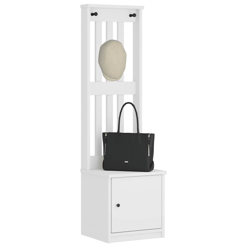 Halltre Sandens Hvit 45X40X159,5 Cm Heltre Furu