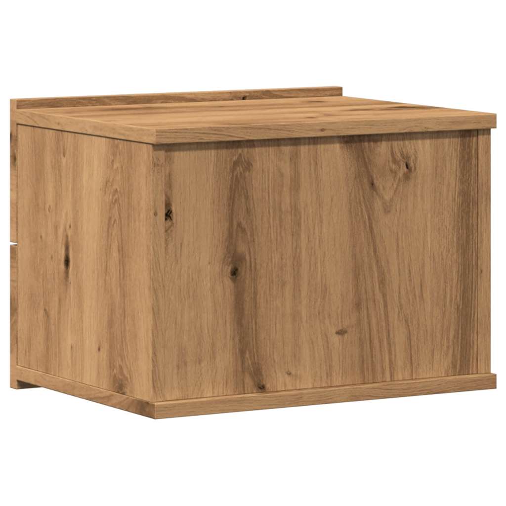 Veggmontert Nattbord Artisan Eik 40X32X30 Cm