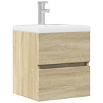 Servantskap Sonoma Eik 41X38,5X45 Cm Konstruert Tre