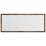 Baderomsspeil Med Led Røkt Eik 100X8,5X37 Cm Konstruert Tre