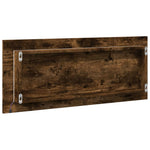 Baderomsspeil Med Led Røkt Eik 100X8,5X37 Cm Konstruert Tre