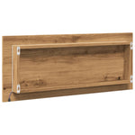 Baderomsspeil Med Led Artisan Eik 100X8,5X37 Cm Konstruert Tre