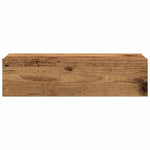 Tv-Benker Med Led-Lys 2 Stk Gammelt Tre 60X35X15,5 Cm