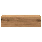 Tv-Benker Med Led-Lys 2 Stk Artisan Eik 60X35X15,5 Cm