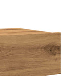 Tv-Benker Med Led-Lys 2 Stk Artisan Eik 60X35X15,5 Cm