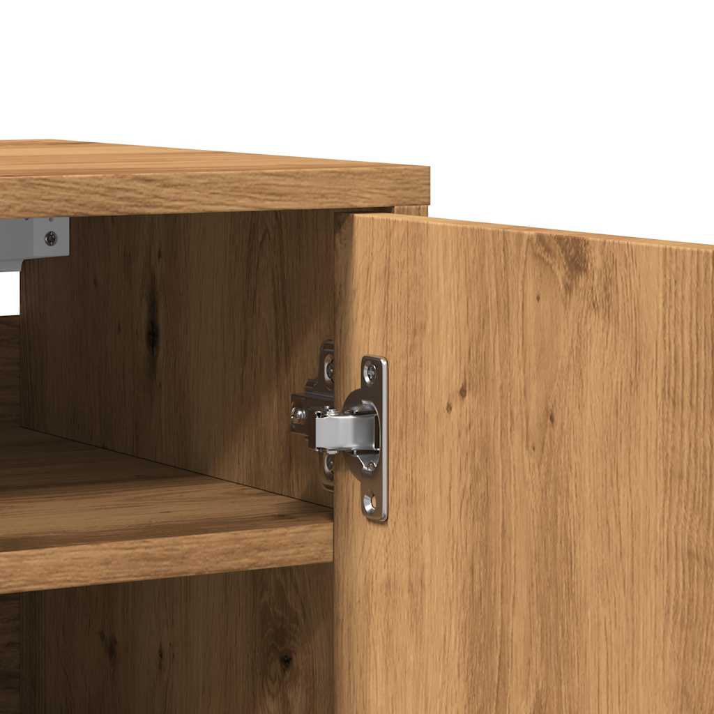 Skoskap Artisan Eik 32X35X70 Cm Konstruert Tre