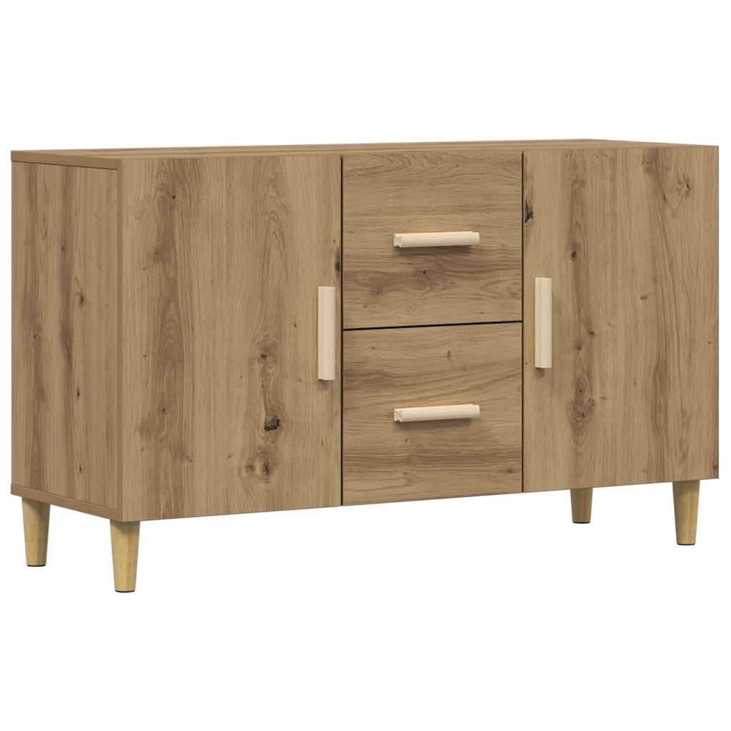 Skjenk Artisan Eik 100X36X60 Cm Konstruert Tre