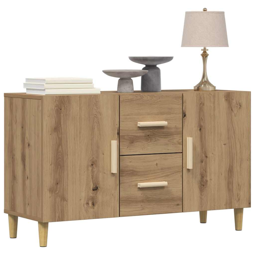 Skjenk Artisan Eik 100X36X60 Cm Konstruert Tre