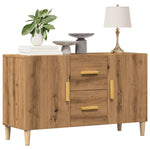 Skjenk Artisan Eik 100X36X60 Cm Konstruert Tre